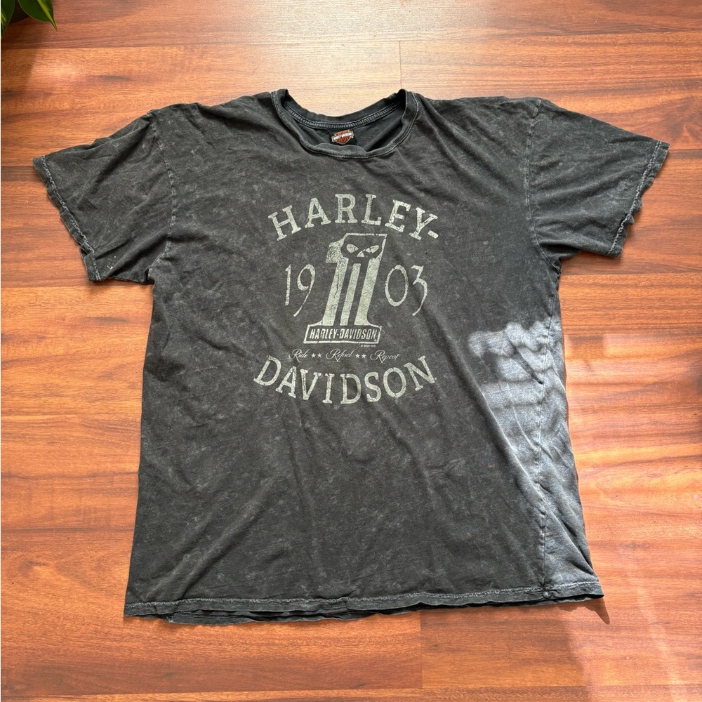 Harley-Davidson Black Graphic T-Shirt